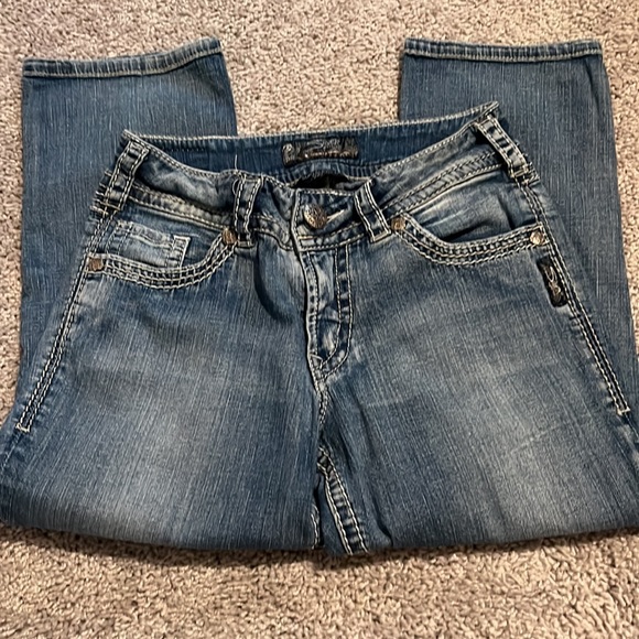 Silver Jeans Denim - Silver Suki Surplus Capri Jeans Size 27w